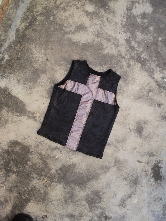 Metal cross top